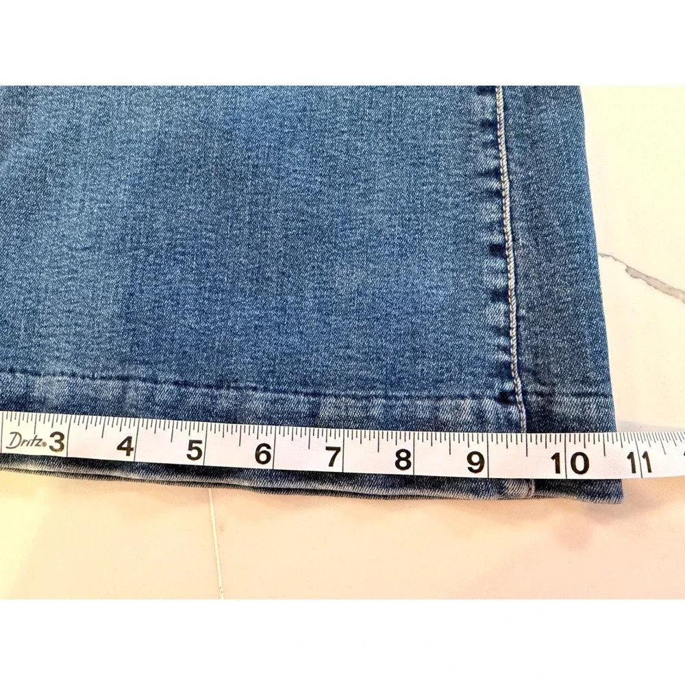 Good American Good‎ Legs Flare Jeans Blue High Rise Size 14/32 GLF873TE